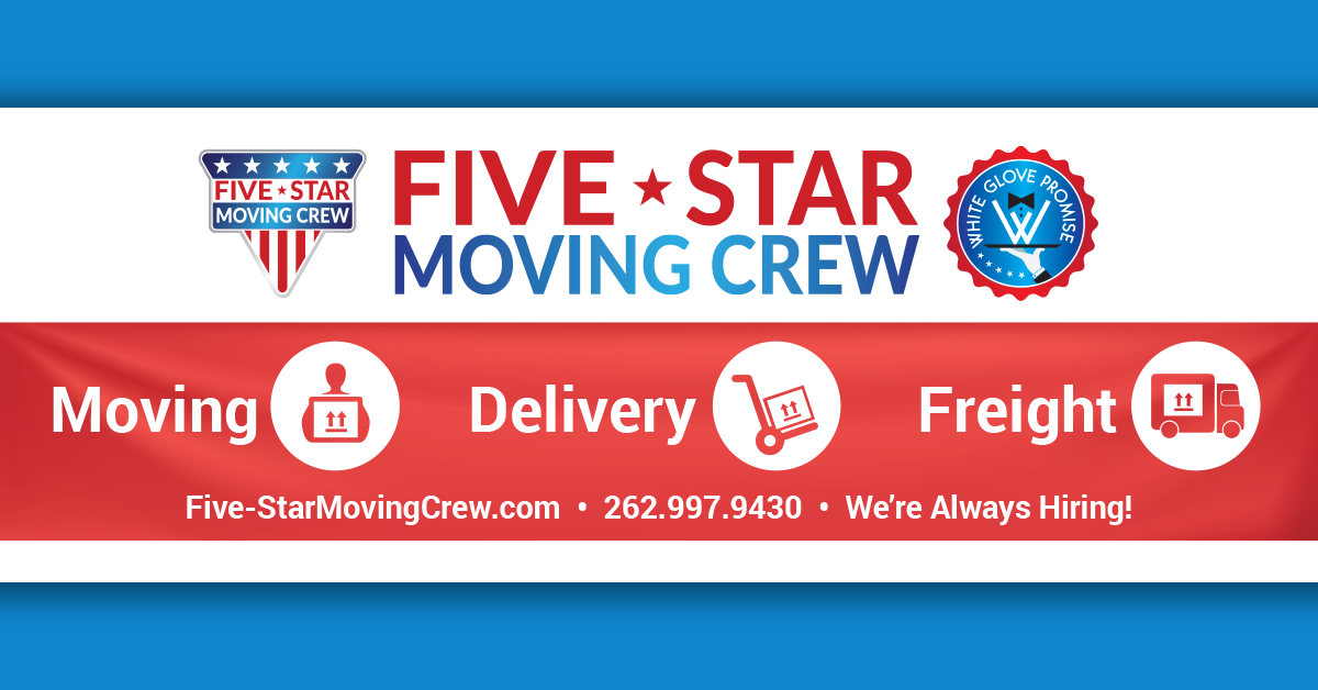 kenosha movers, five-star moving crew, moving company kenosha